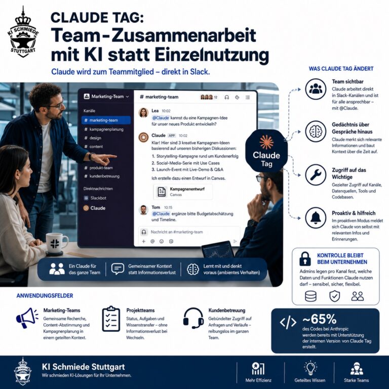 Claude Tag im Team