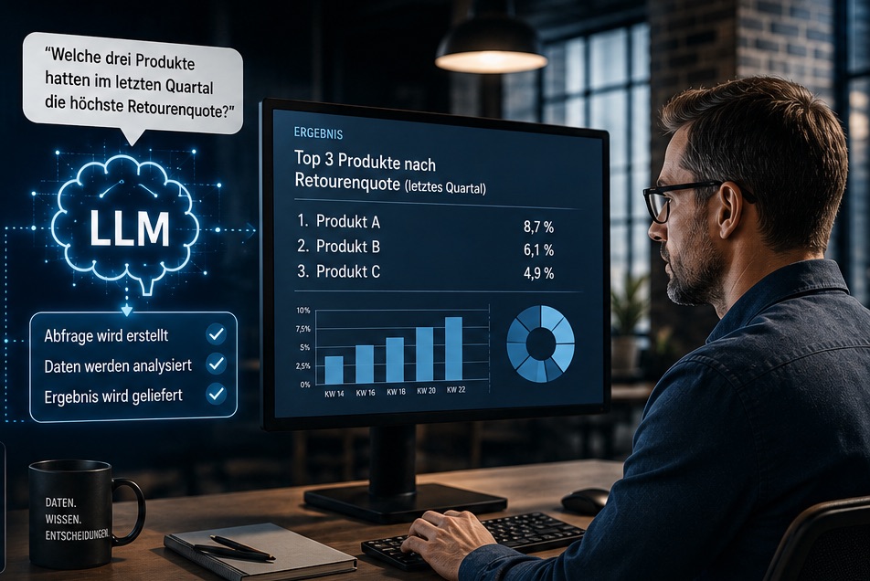 LLM-Analytics ohne SQL: Was KMU davon haben