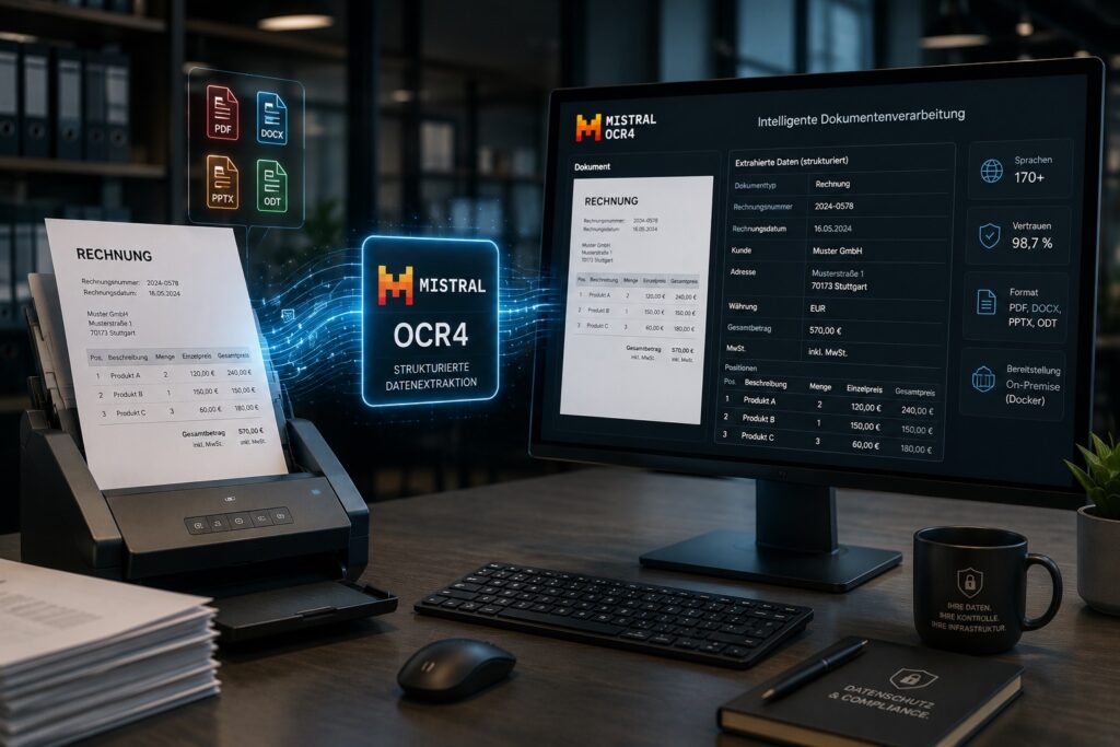 Mistral OCR 4: Datenschutzkonforme Dokumentenverarbeitung