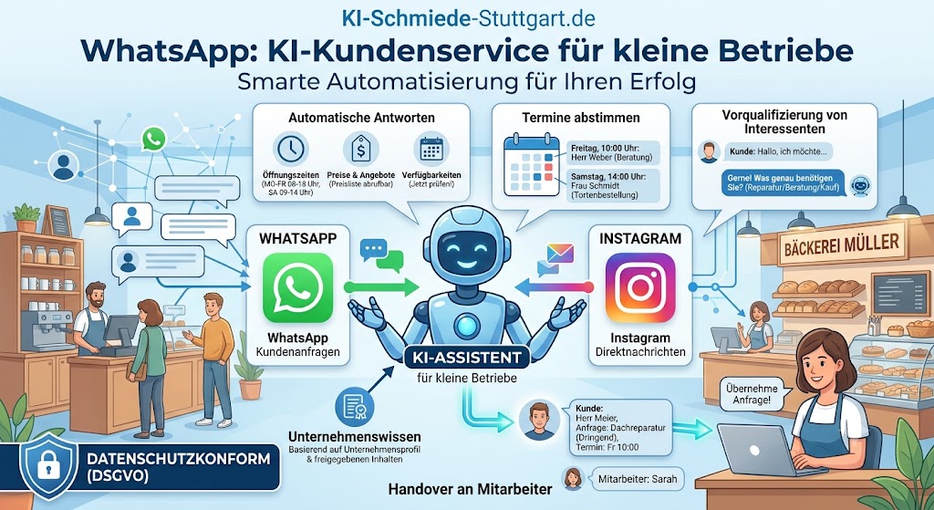 Meta Business Agent auf WhatsApp: KI-Kundenservice für kleine Betriebe